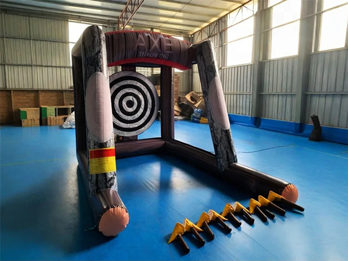 Inflatable axe throwing game product photo 3