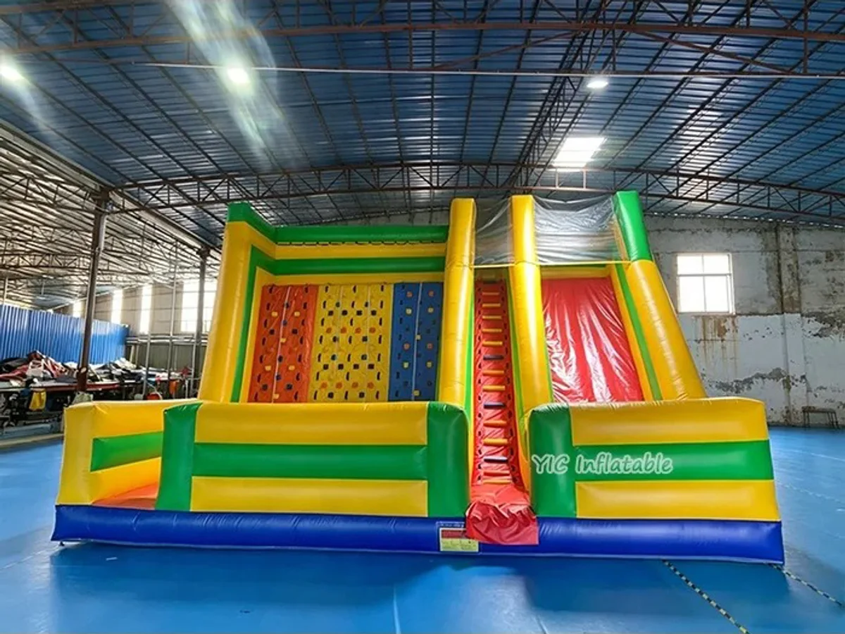 Inflatable climbing wall and slide product photo 4