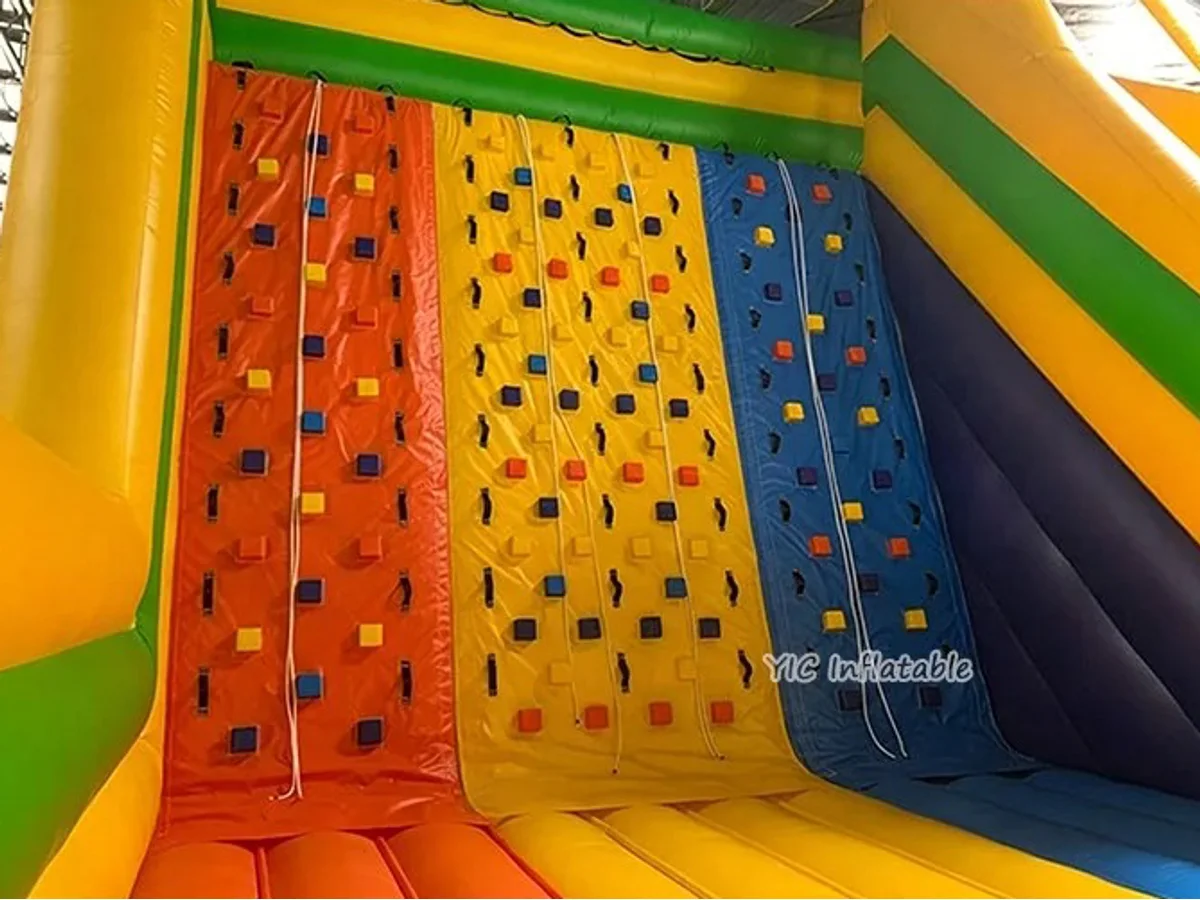 Inflatable climbing wall and slide product photo 5