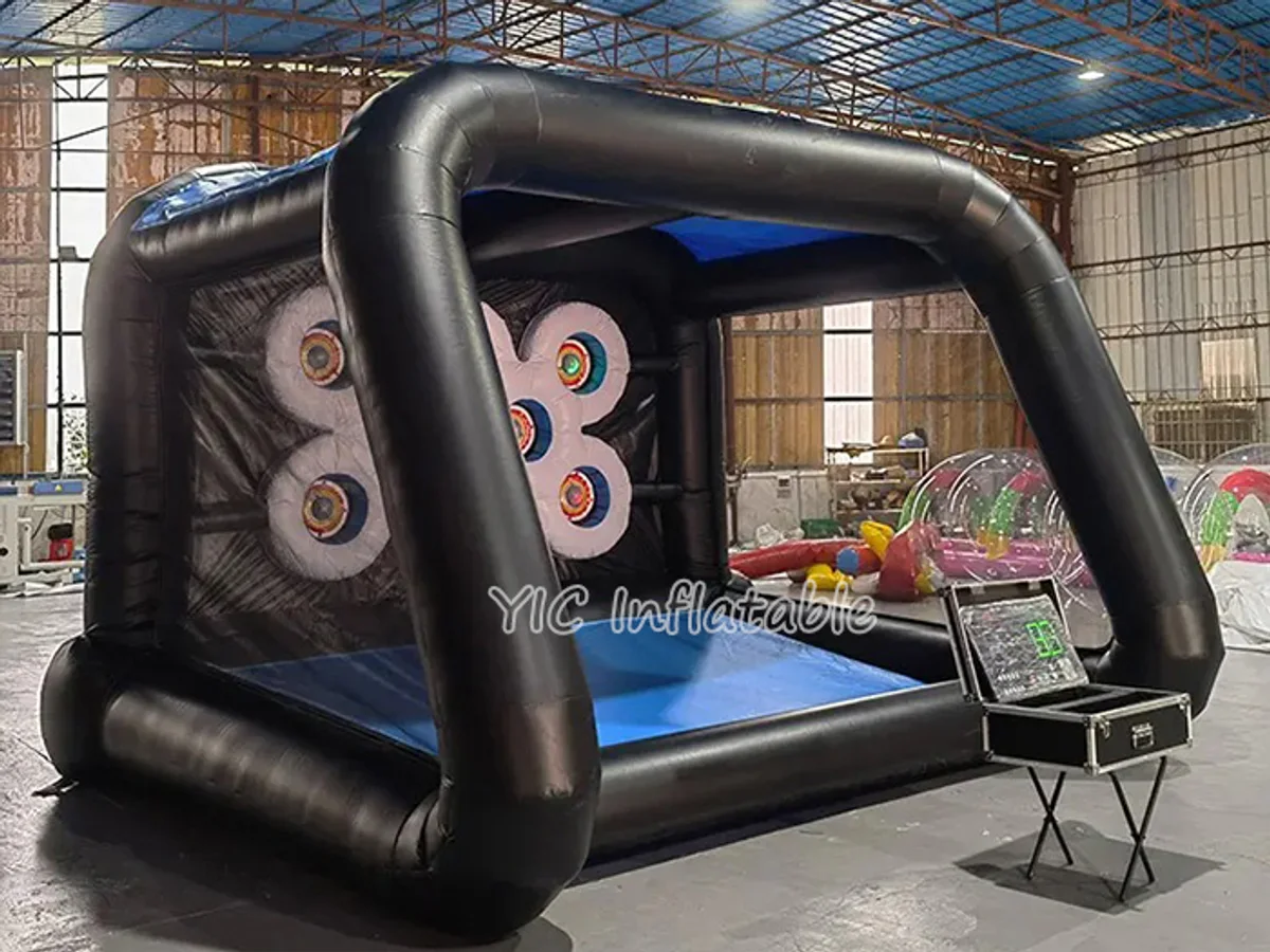 Inflatable electronic target toss game product photo 4