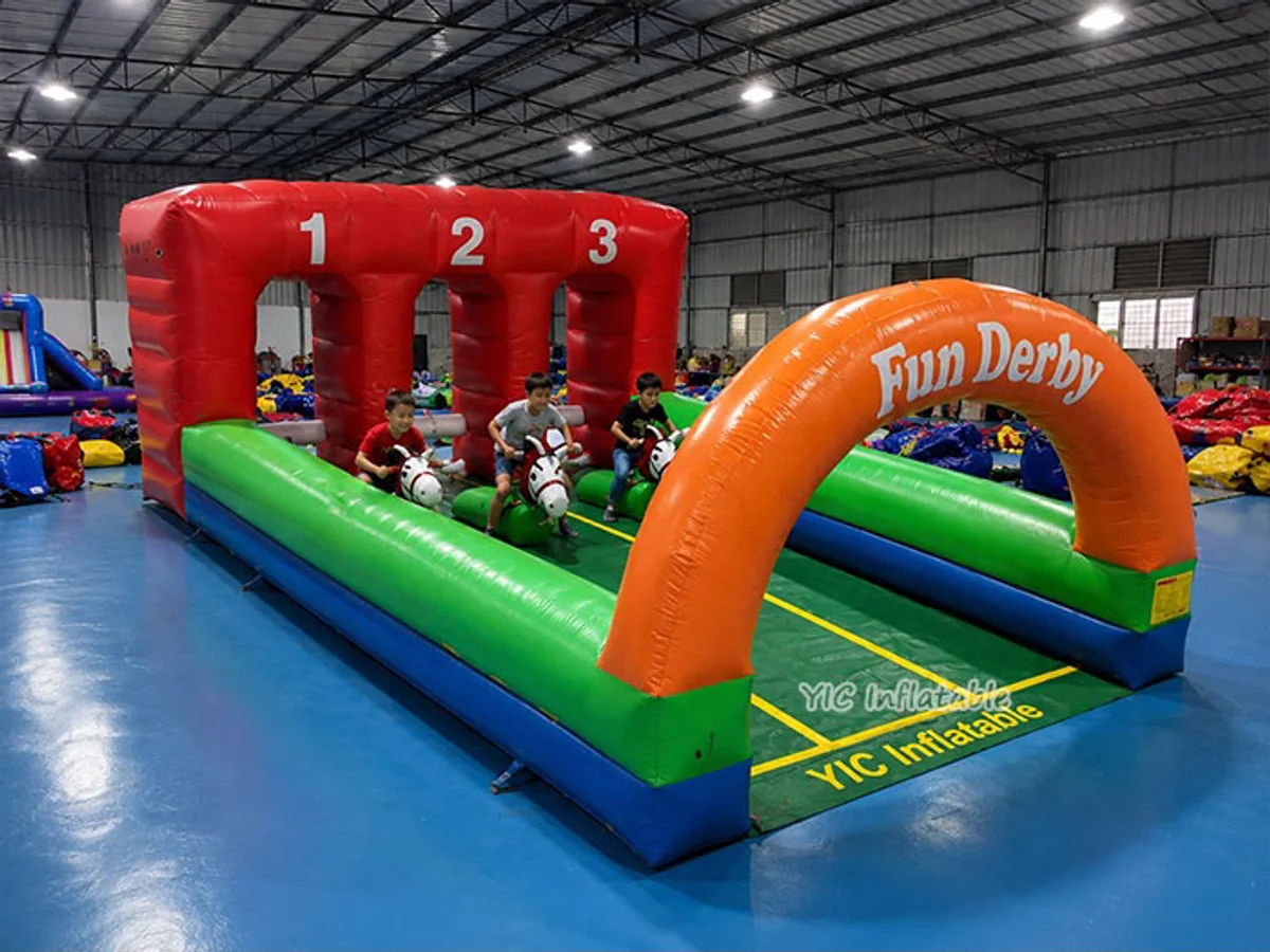 Inflatable horse racing game product photo 2