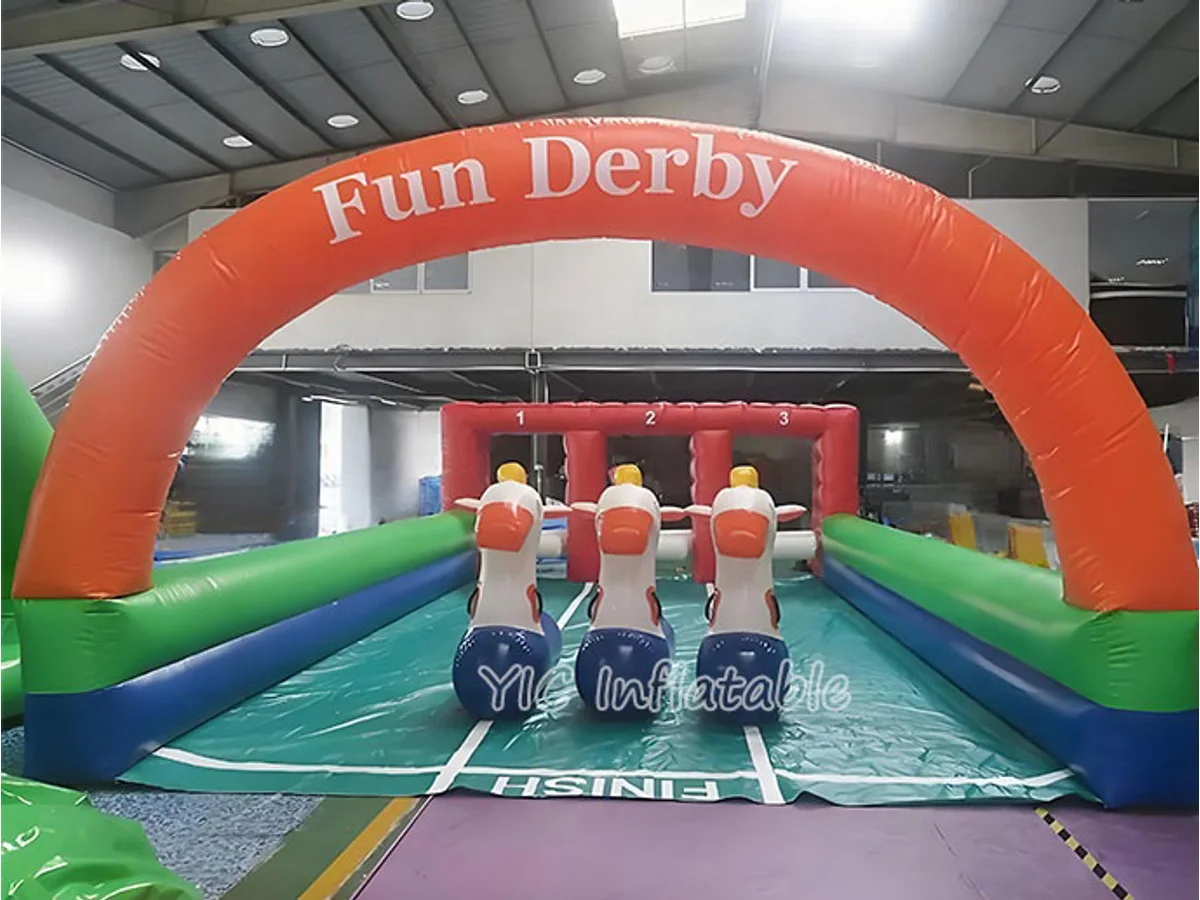 Inflatable horse racing game product photo 4