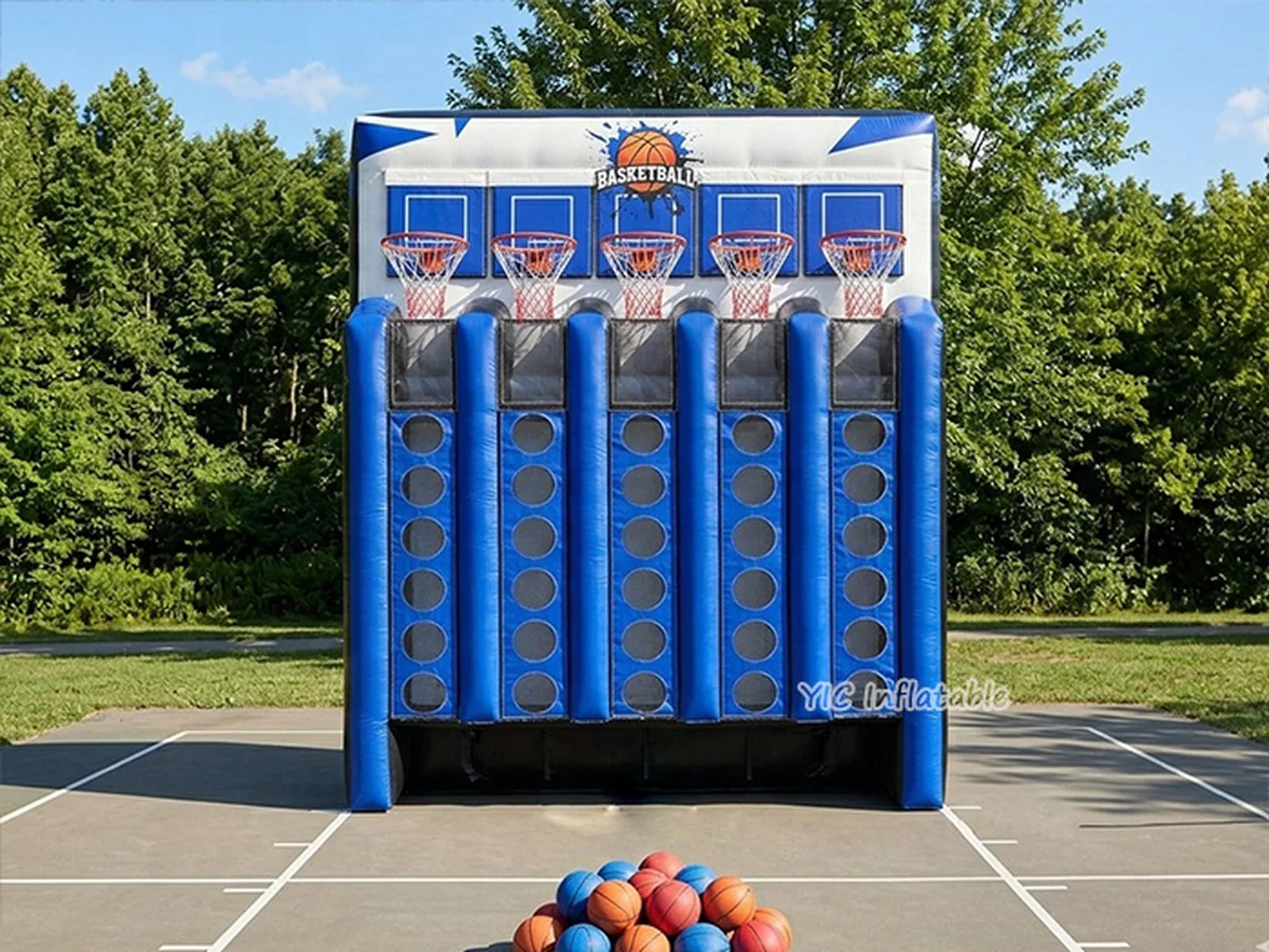 Connect four basketball inflatable product photo 2