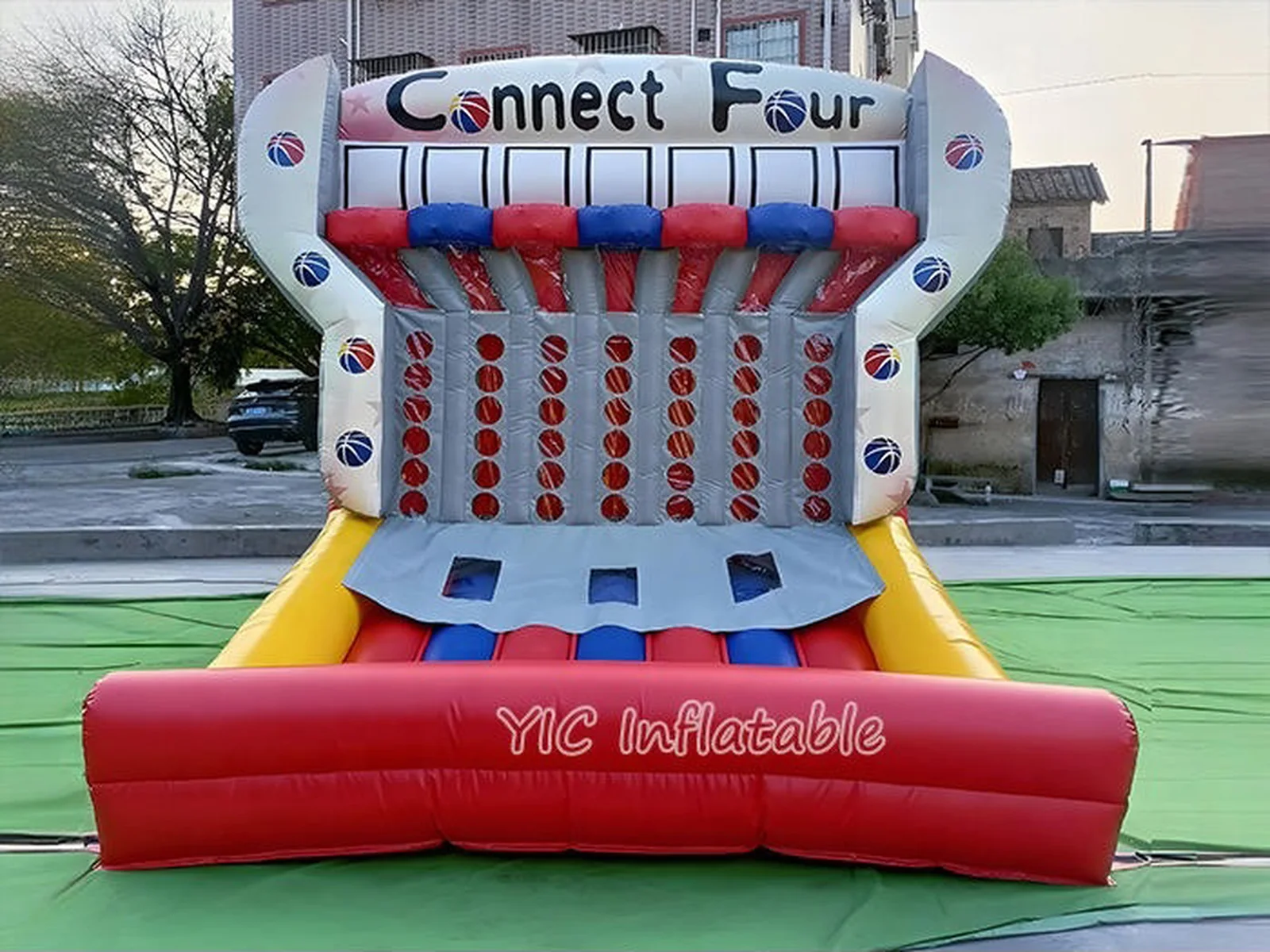 Connect four basketball inflatable product photo 3