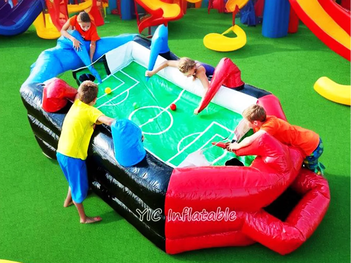 Inflatable air hockey table, a commercial inflatable air hockey table game by YIC Inflatable Sports