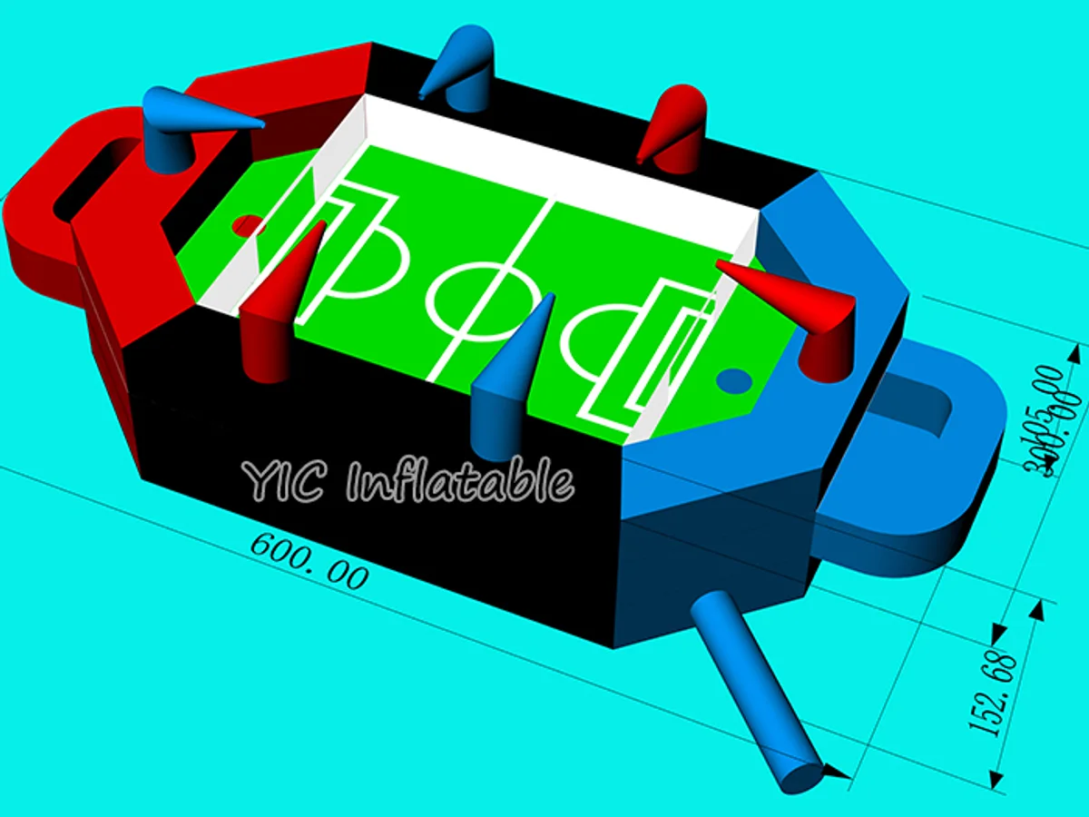 Inflatable air hockey table product photo 4
