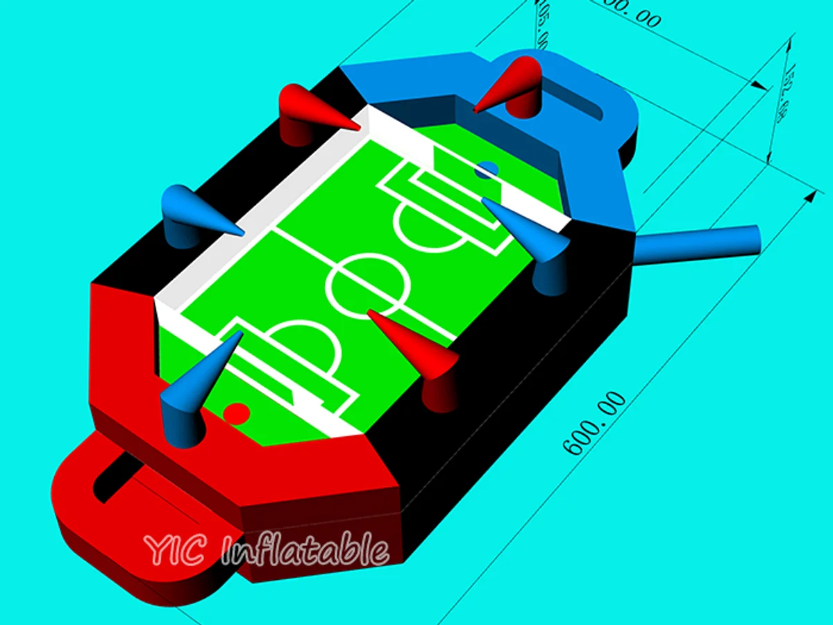 Inflatable air hockey table product photo 5