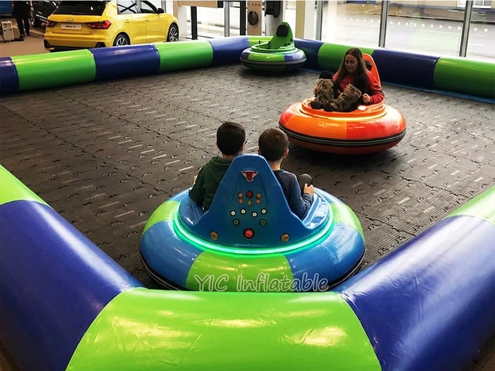 Inflatable bumper car track product photo 2