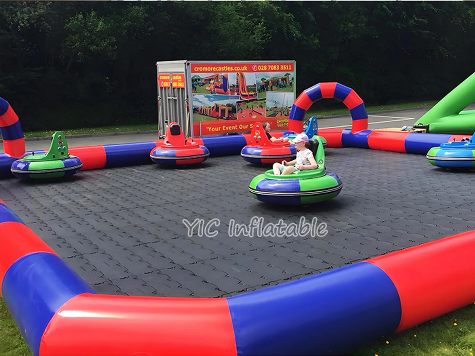 Inflatable bumper car track product photo 4