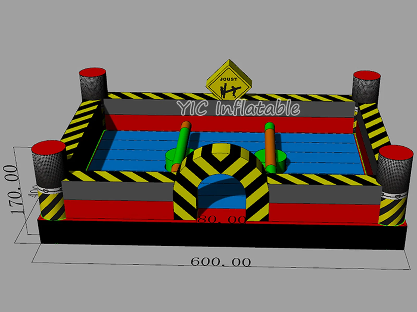 Inflatable jousting arena product photo 3