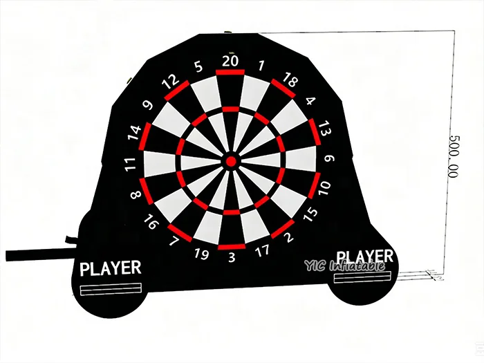 Inflatable soccer dart game product photo 3