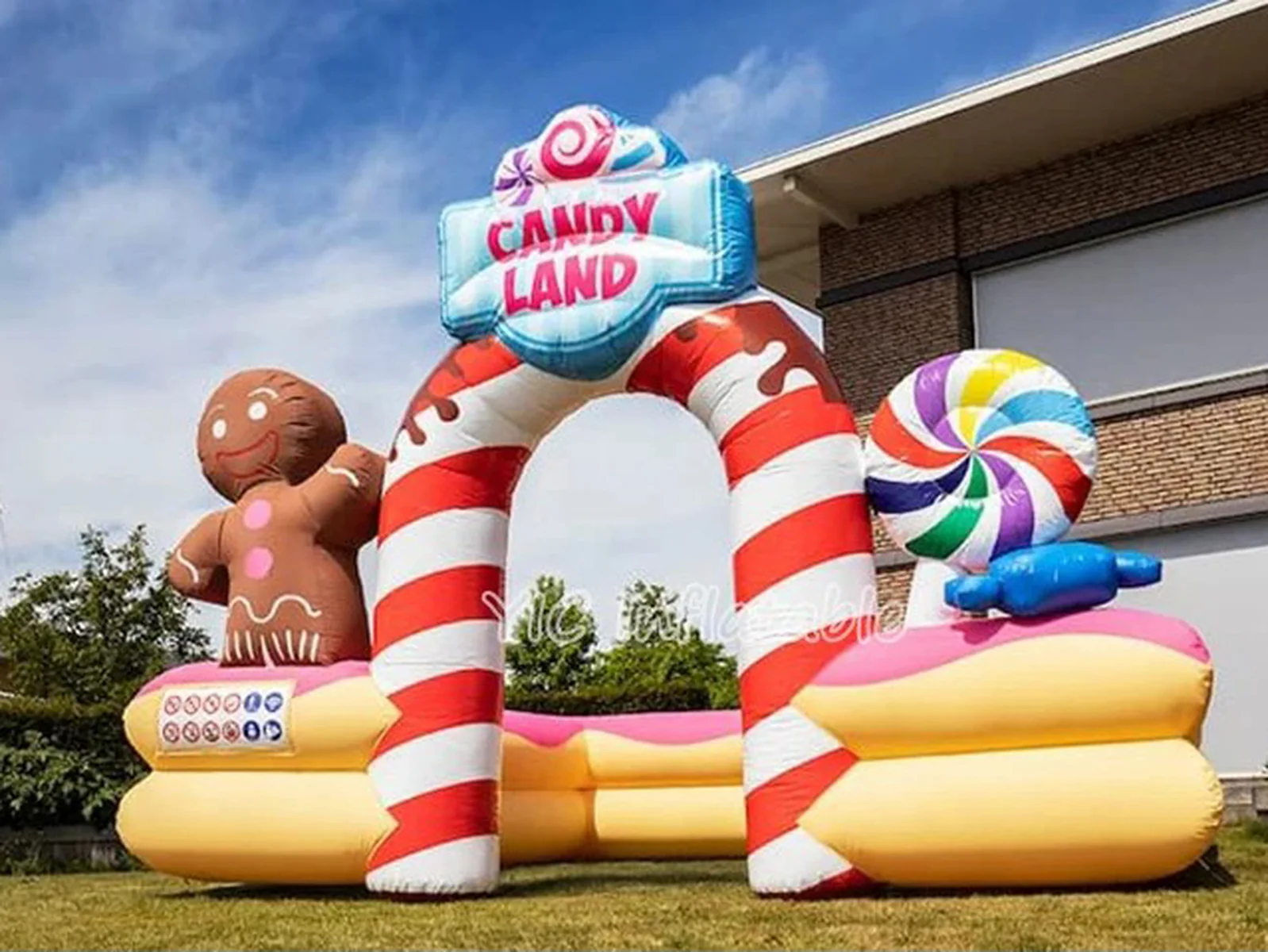 Inflatable candy land bubble foam pit product photo 2