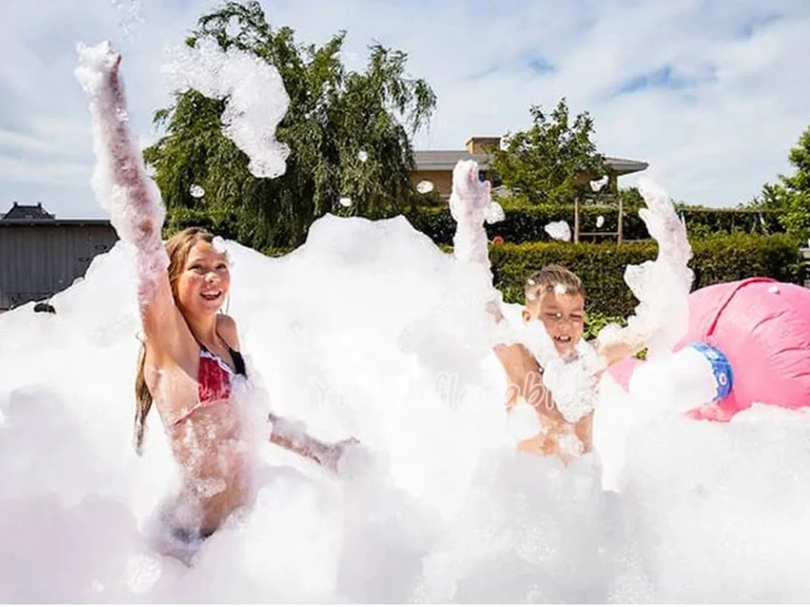 Inflatable candy land bubble foam pit product photo 4
