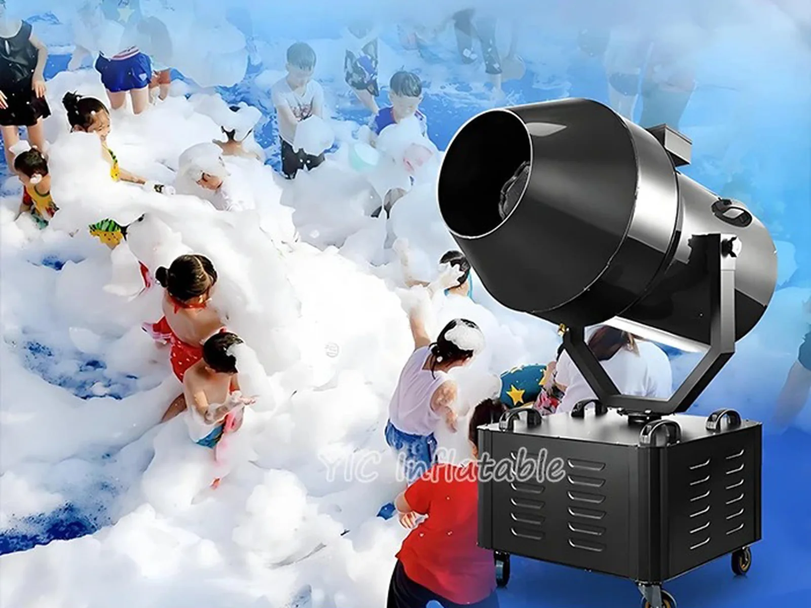 Inflatable candy land bubble foam pit product photo 5