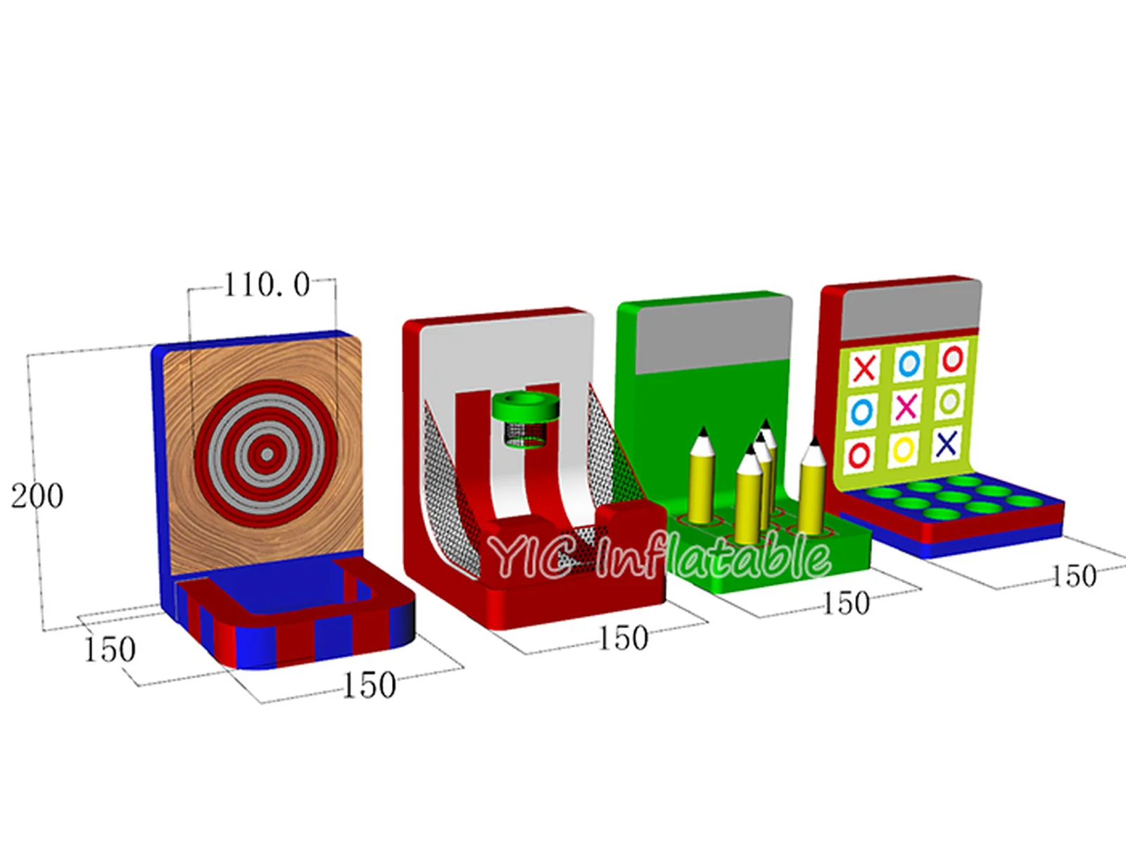 Inflatable carnival game product photo 5
