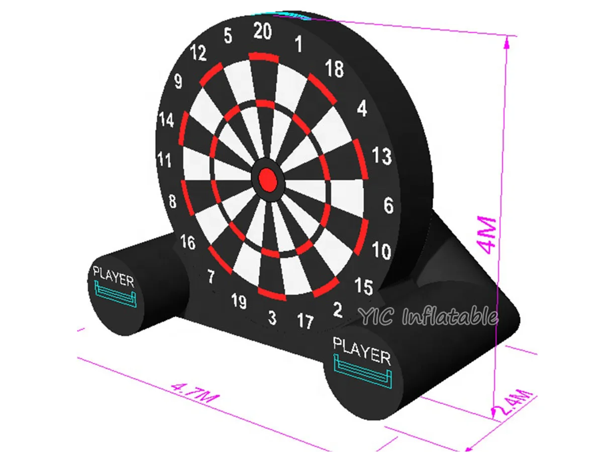 Inflatable soccer dart board product photo 5