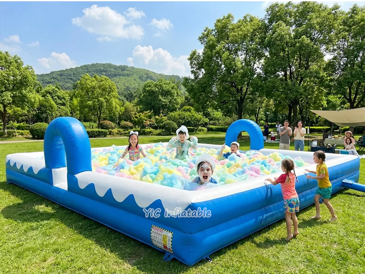 Foam party inflatable, a commercial inflatable foam party pit by YIC Inflatable Sports