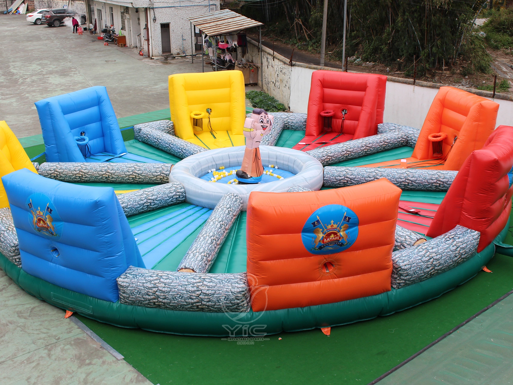 Inflatable hungry hippo game product photo 3