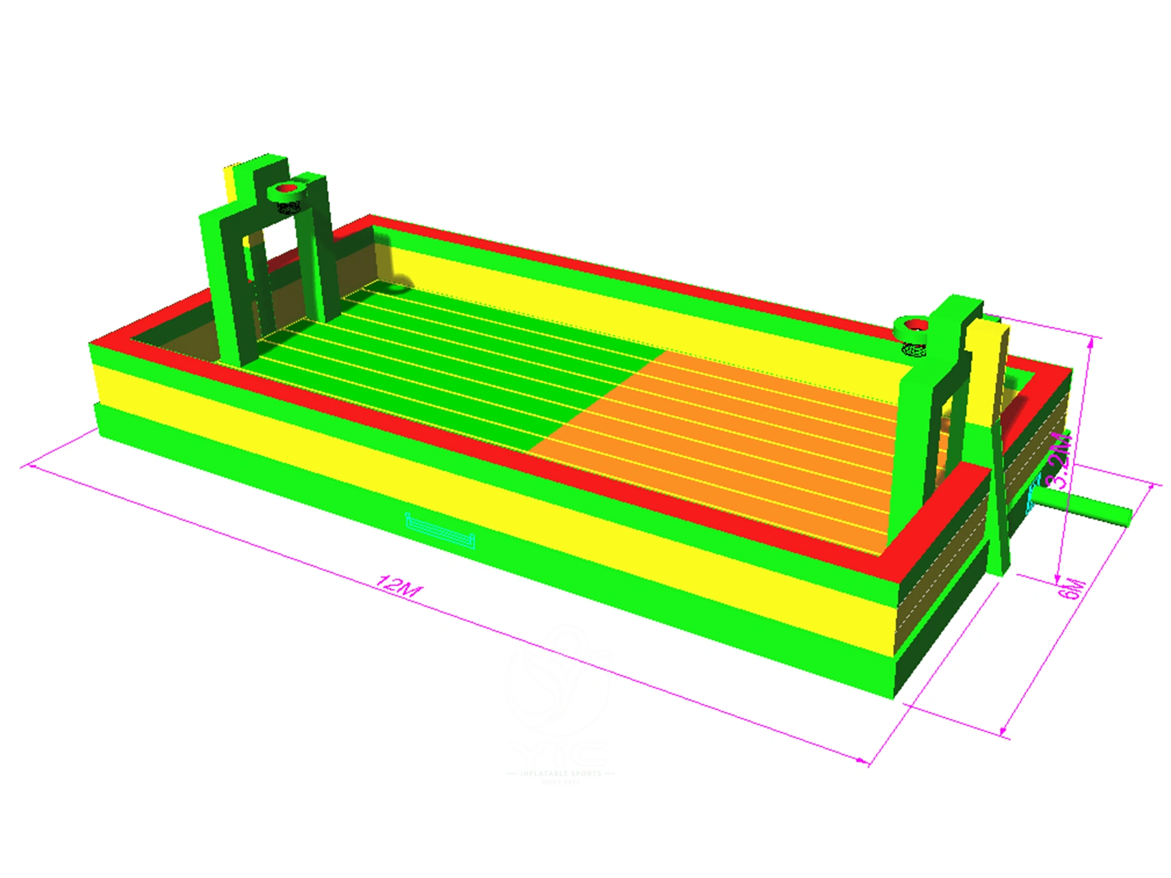 Inflatable soccer field for kids product photo 5