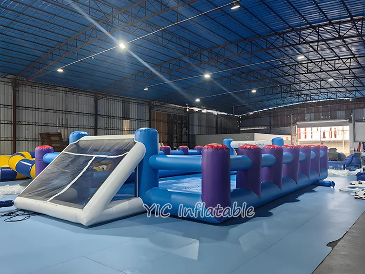 Inflatable human foosball court product photo 2