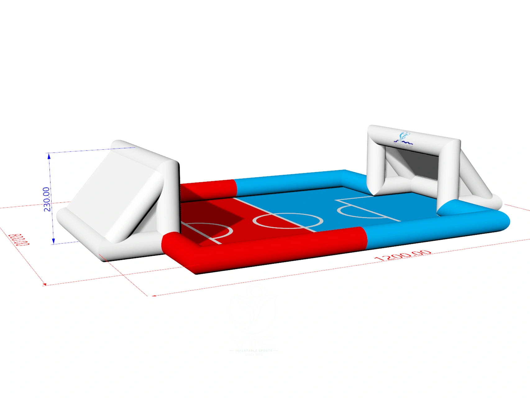 Inflatable soccer field product photo 5