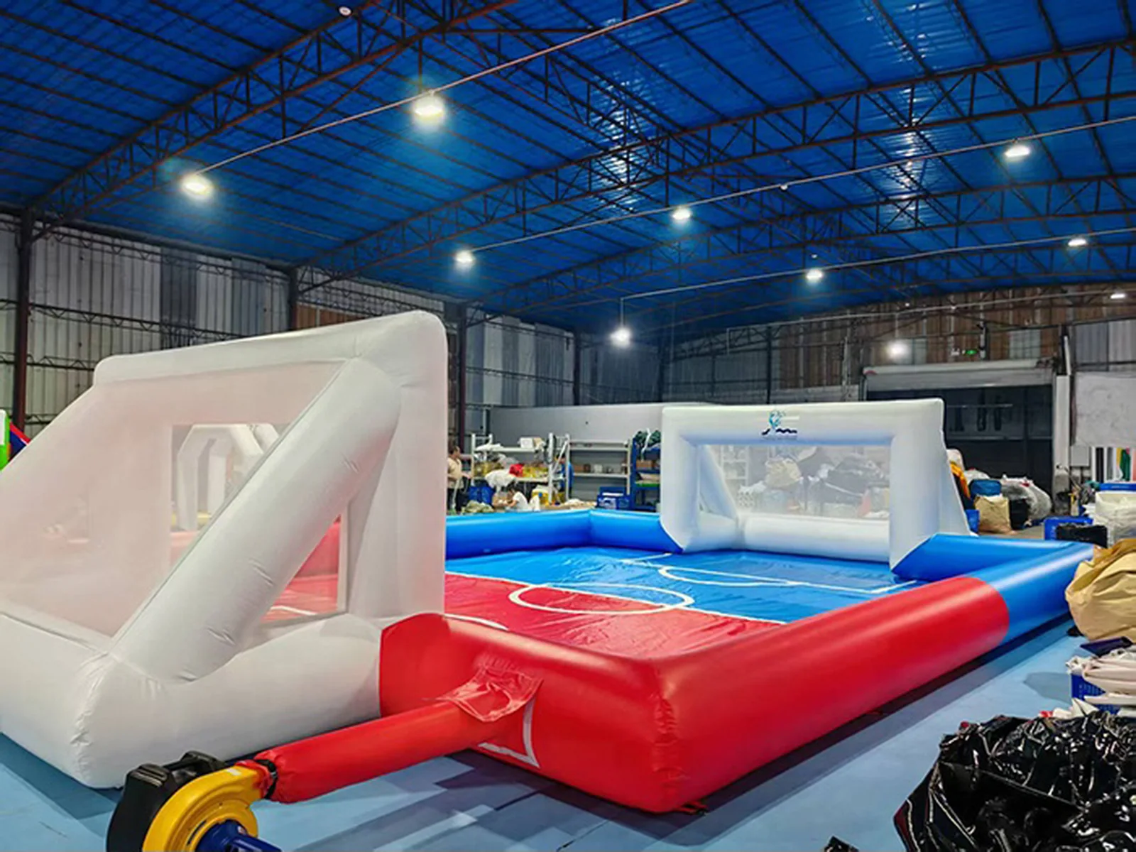 Inflatable soccer field slip and slide product photo 3