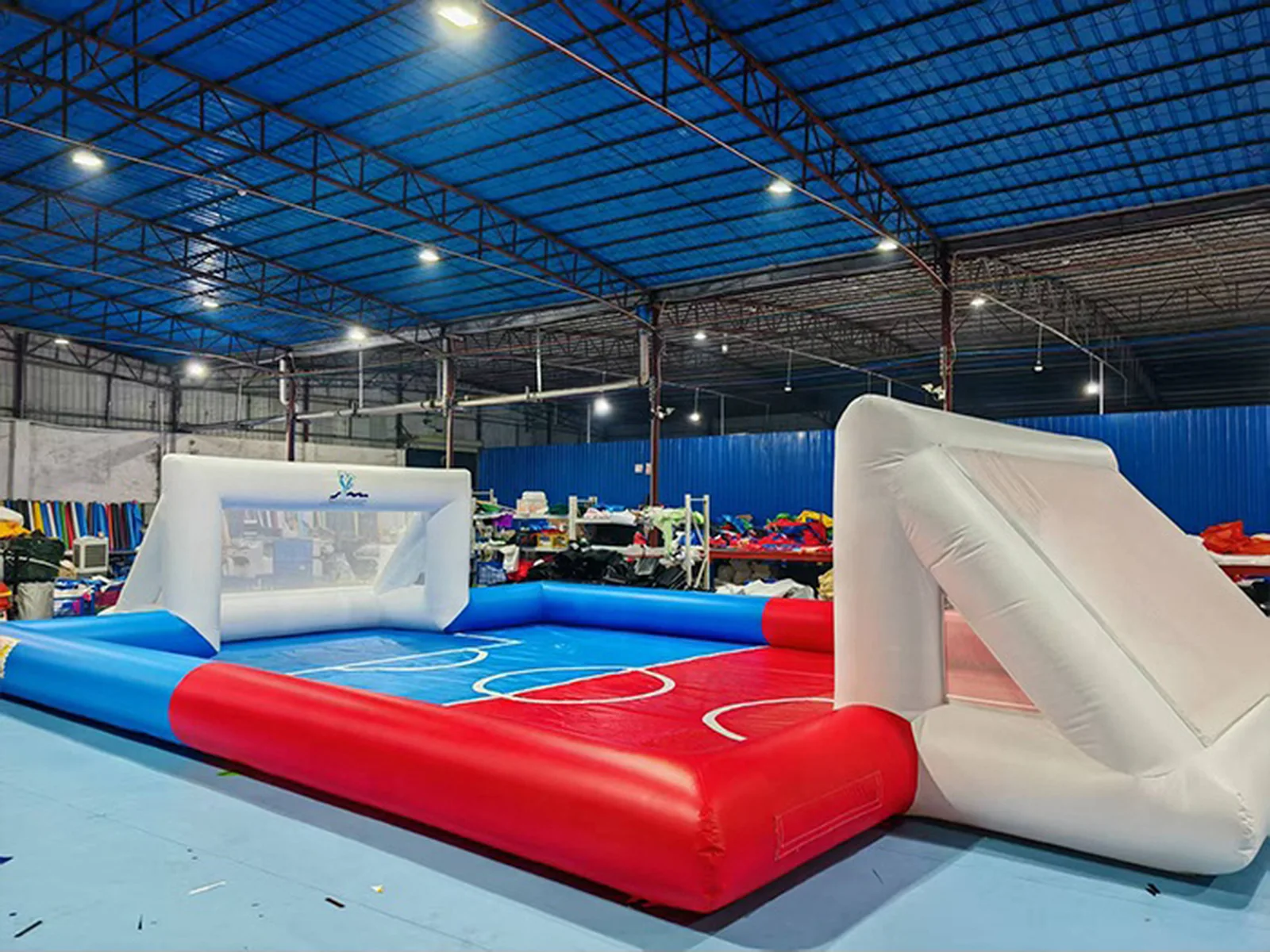 Inflatable soccer field slip and slide product photo 5