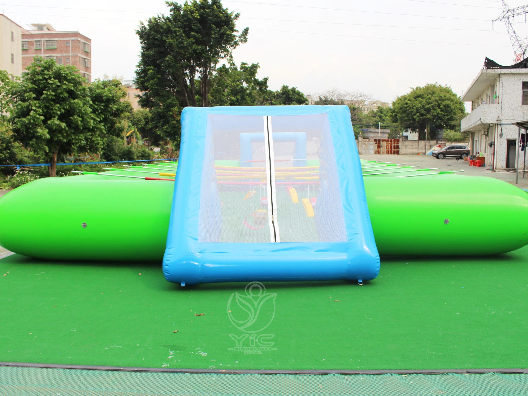 Inflatable human foosball game product photo 5