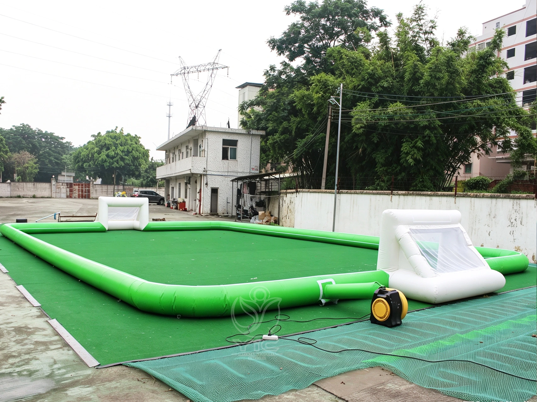 Inflatable soccer pit, a commercial interactive inflatable game by YIC Inflatable Sports Inflatable soccer pit, a commercial interactive inflatable game by YIC Inflatable Sports