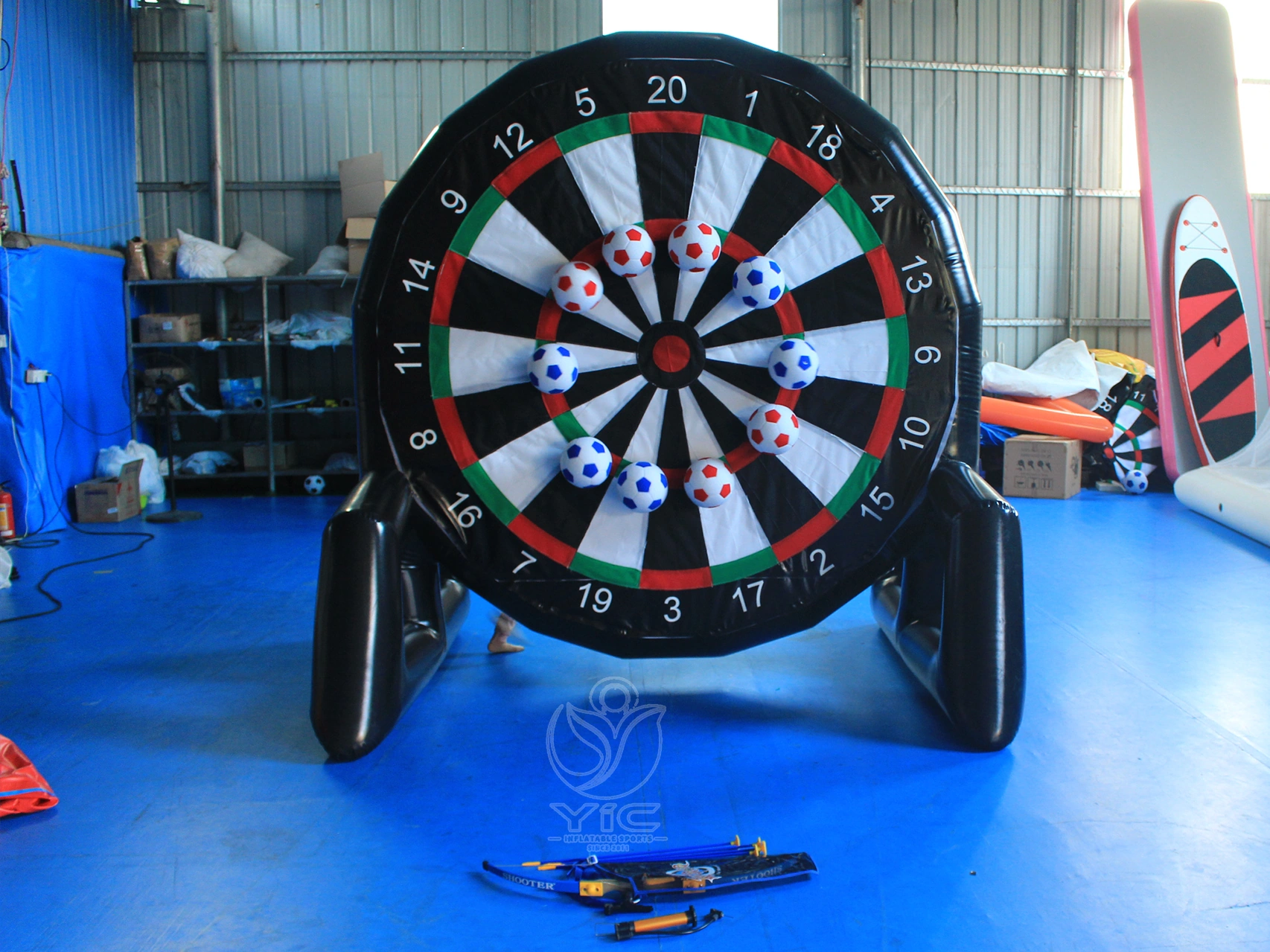 Inflatable football dart game product photo 2