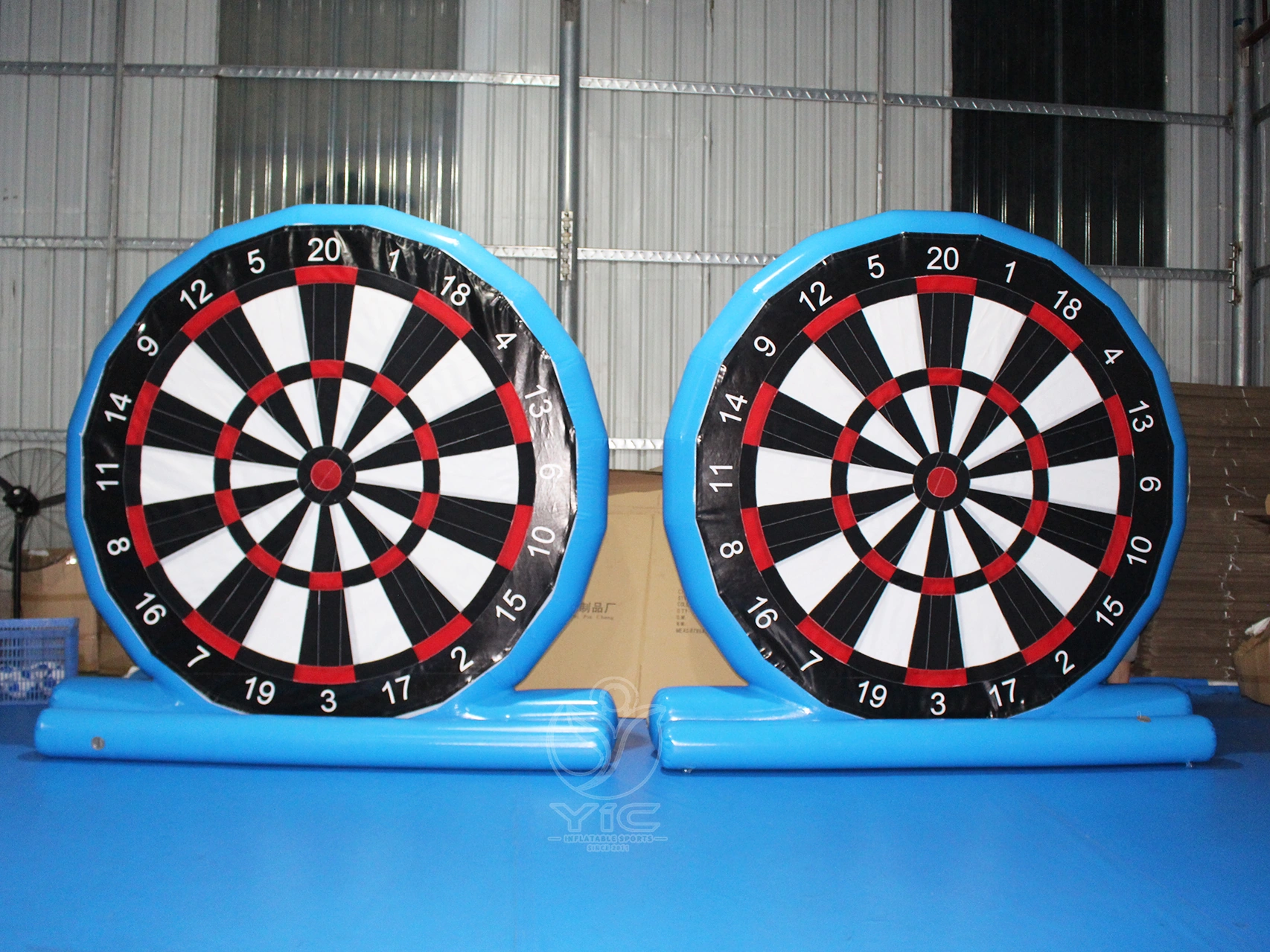 Dart board blow up