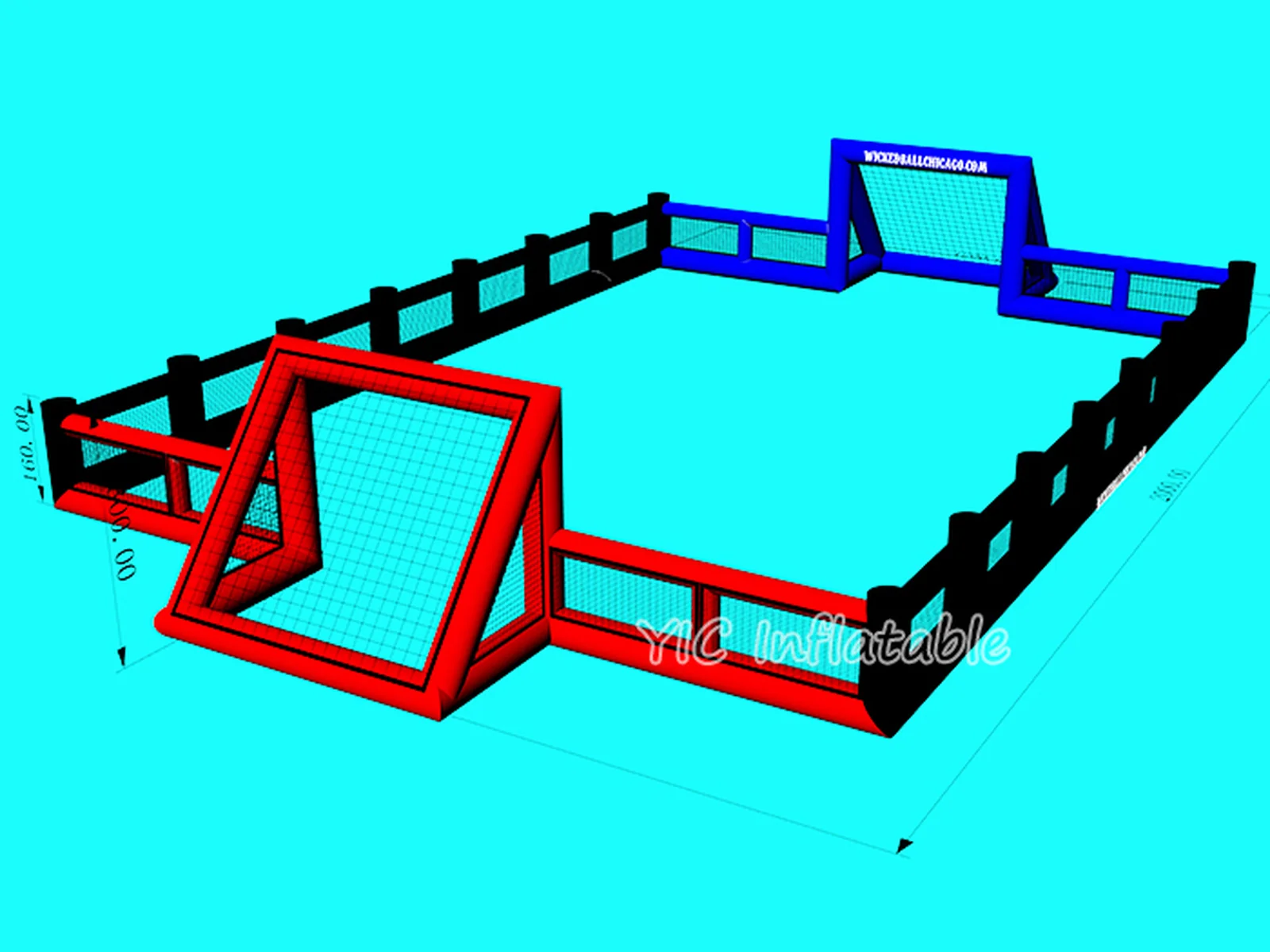 Human foosball inflatable product photo 5