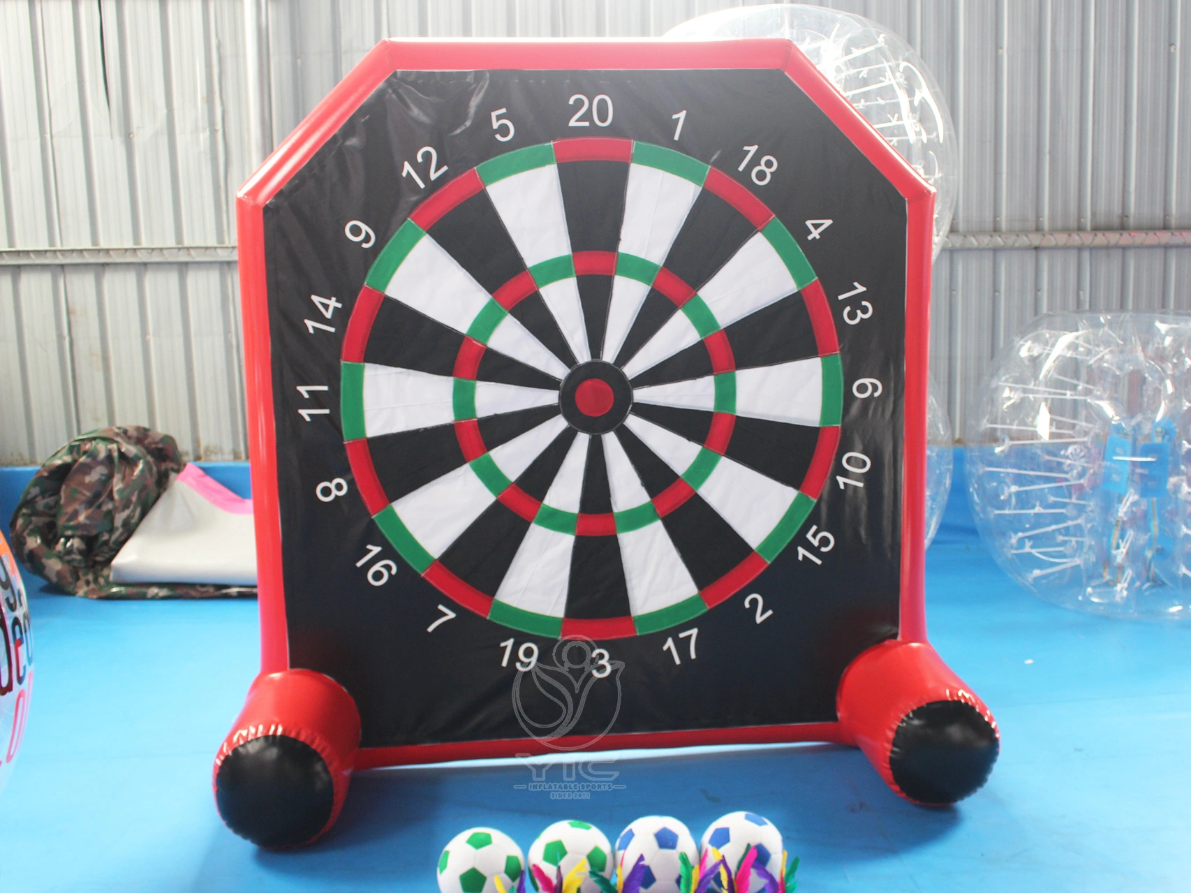 Inflatable dart board soccer product photo 3