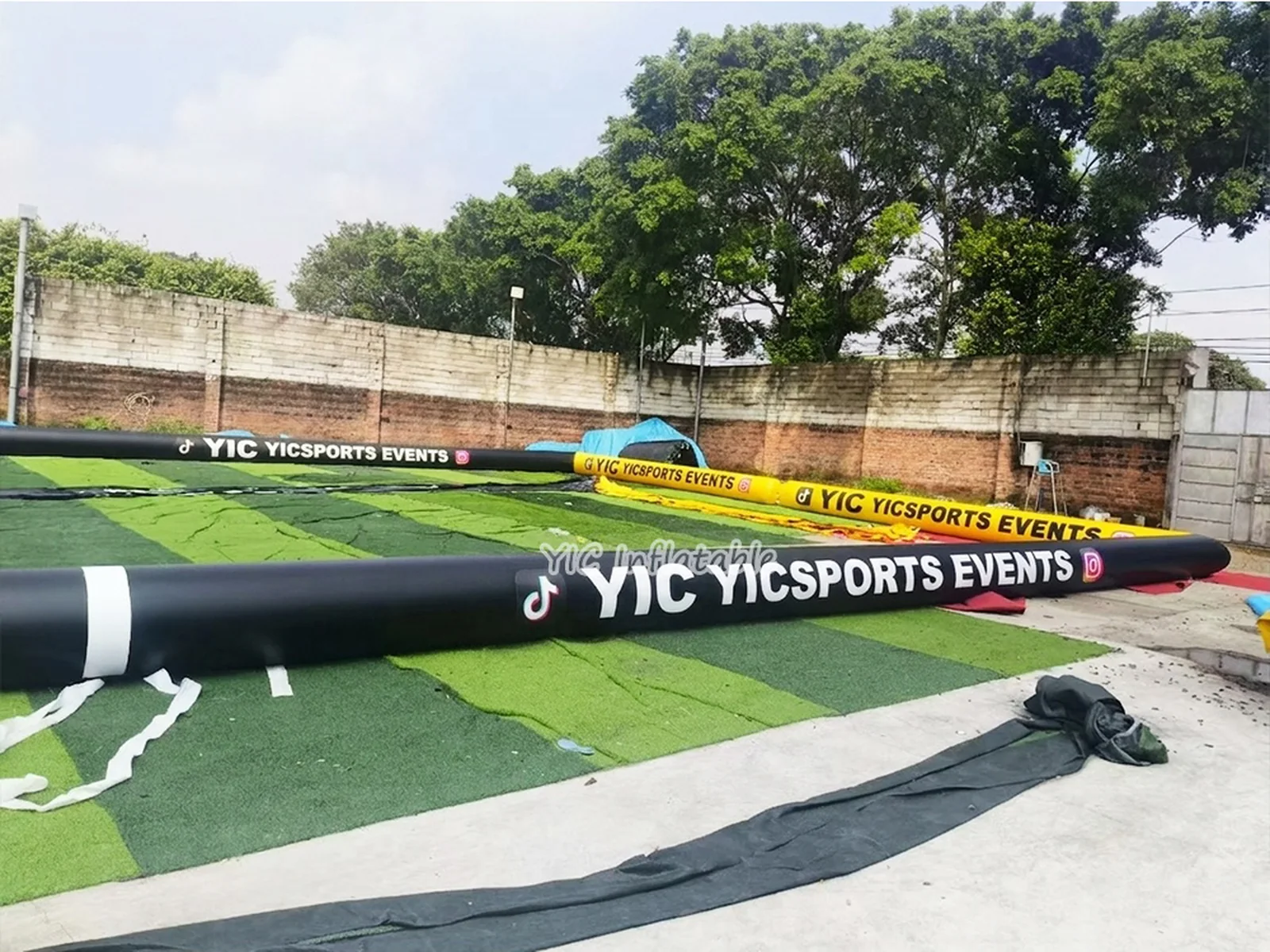 Large inflatable soccer field product photo 3