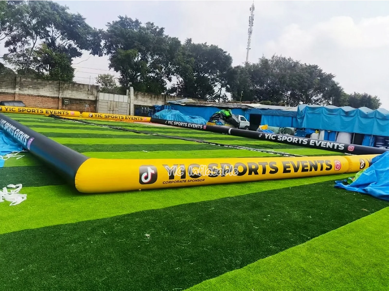 Large inflatable soccer field product photo 4
