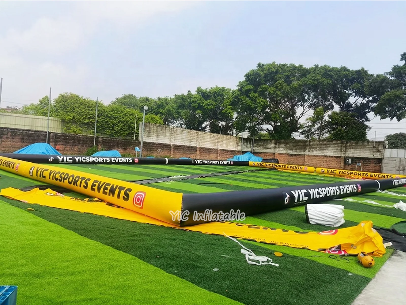 Large inflatable soccer field product photo 5