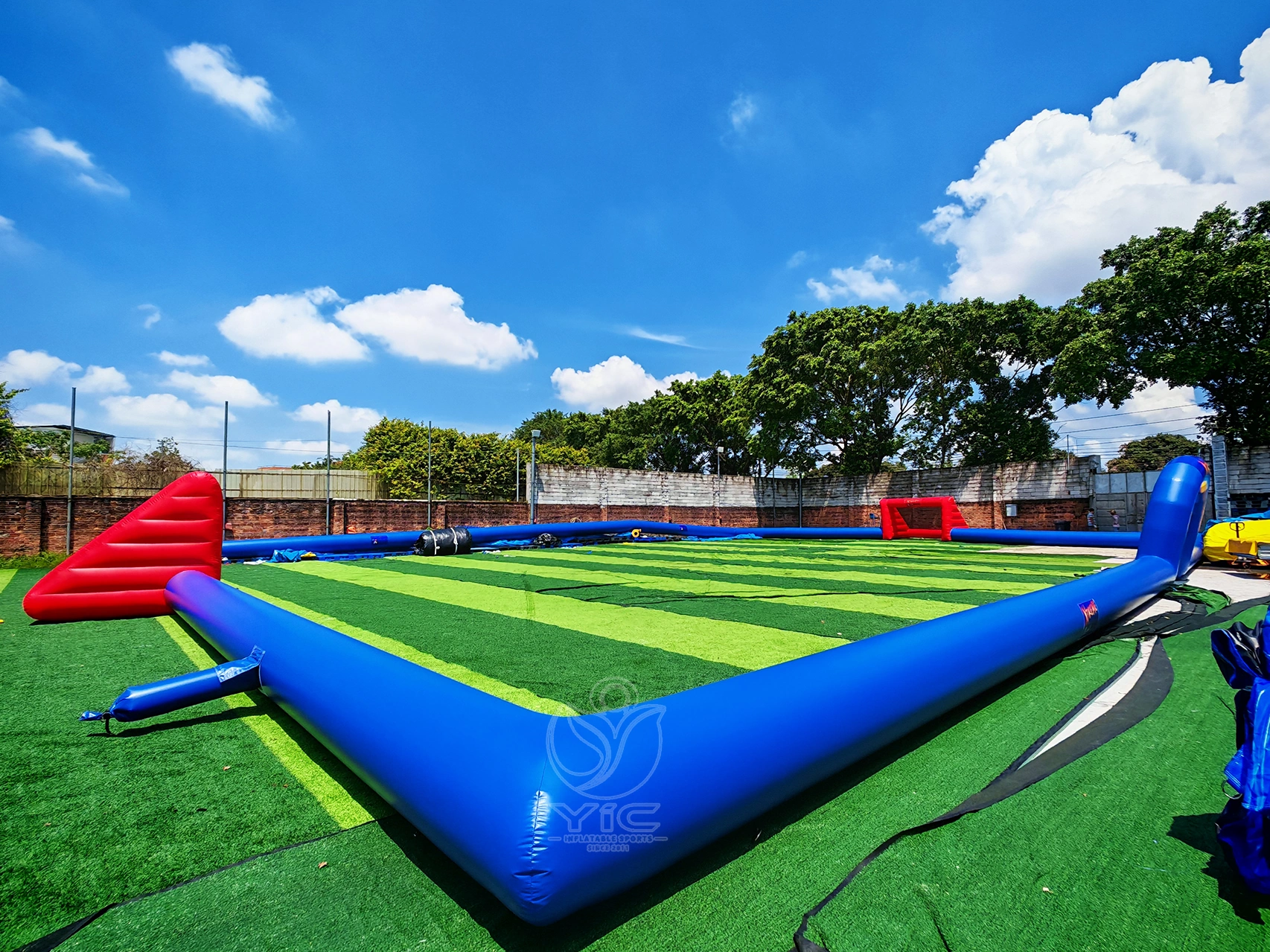 Inflatable soccer football field product photo 2