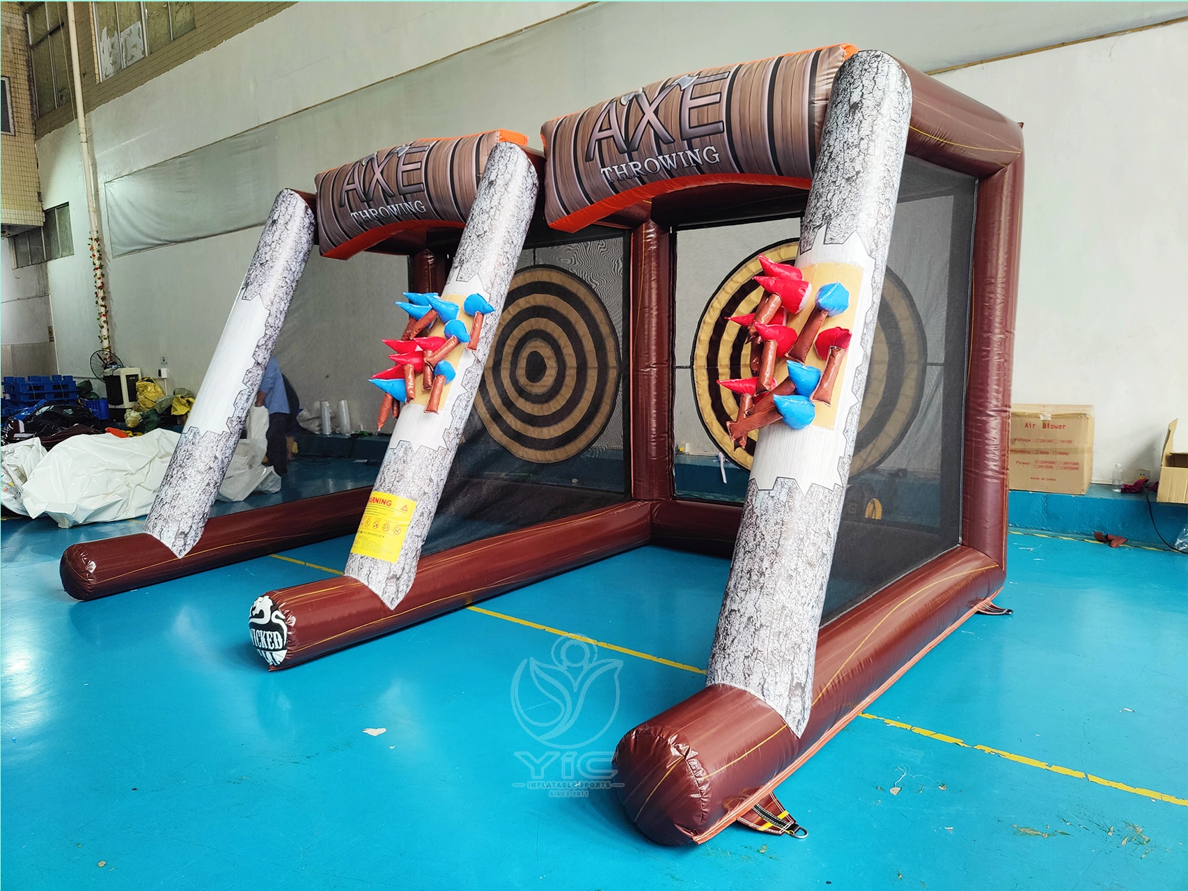 Dual axe throwing inflatable product photo 2