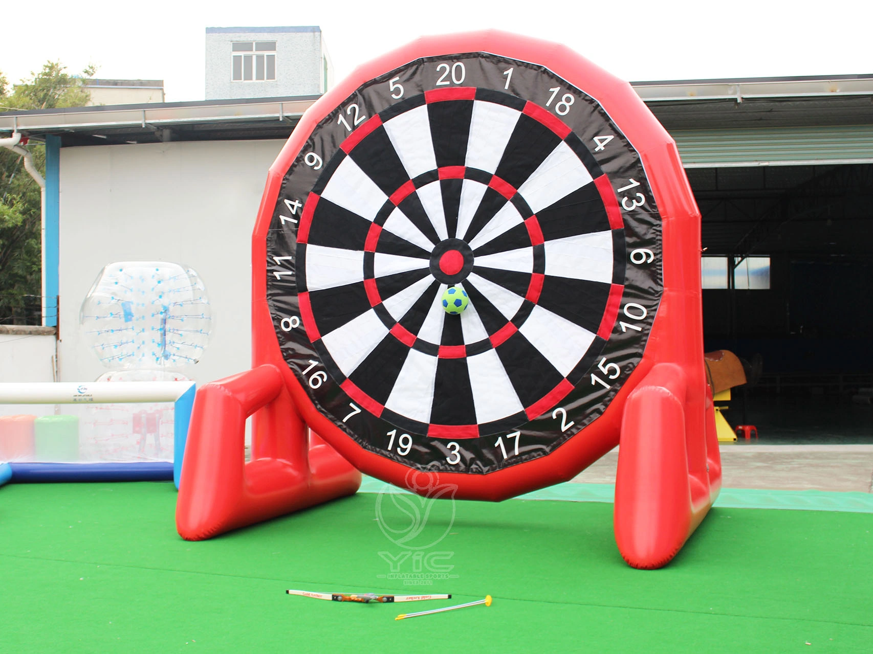 Inflatable dart board soccer product photo 4