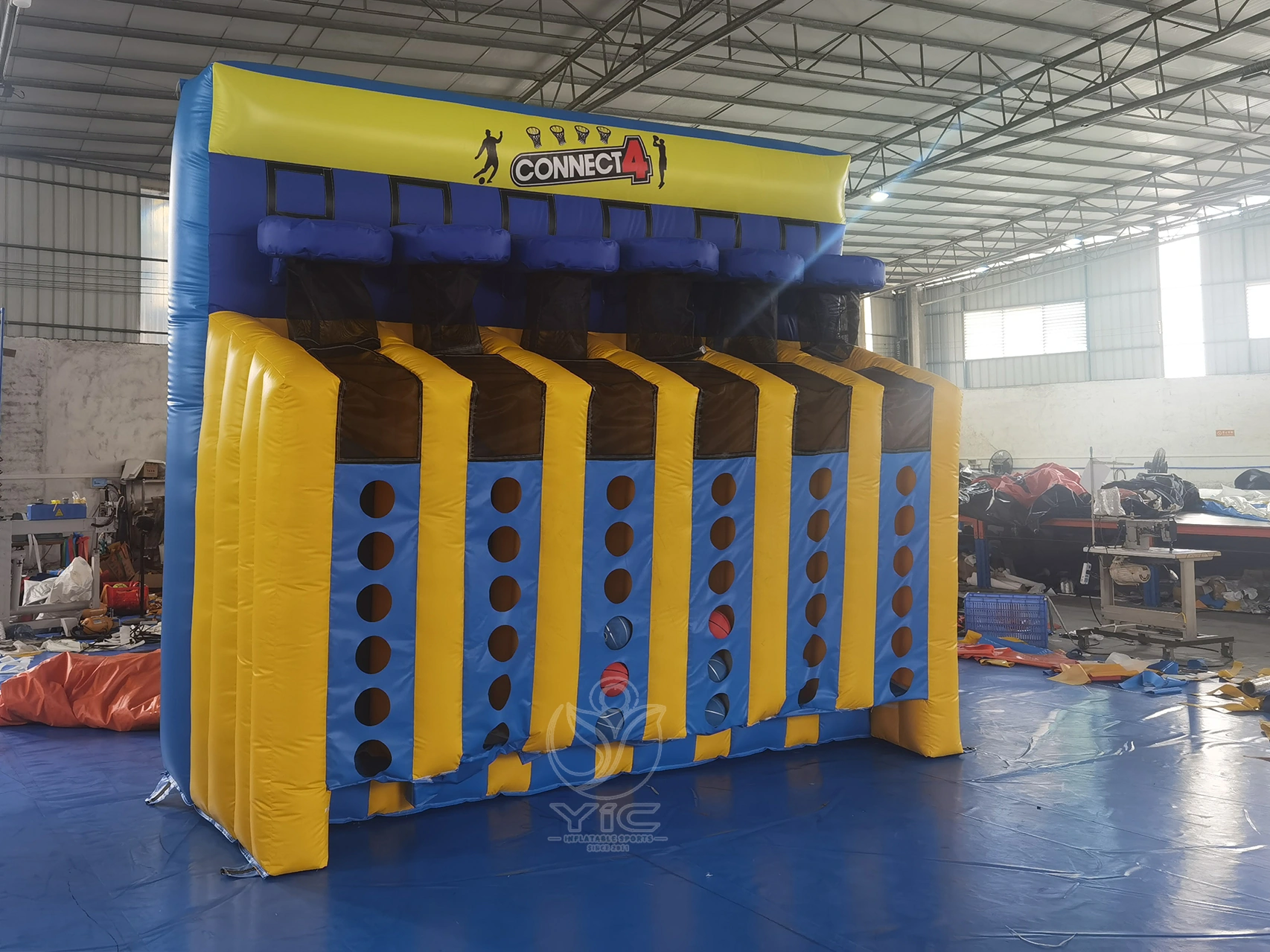 Inflatable basketball connect four product photo 3
