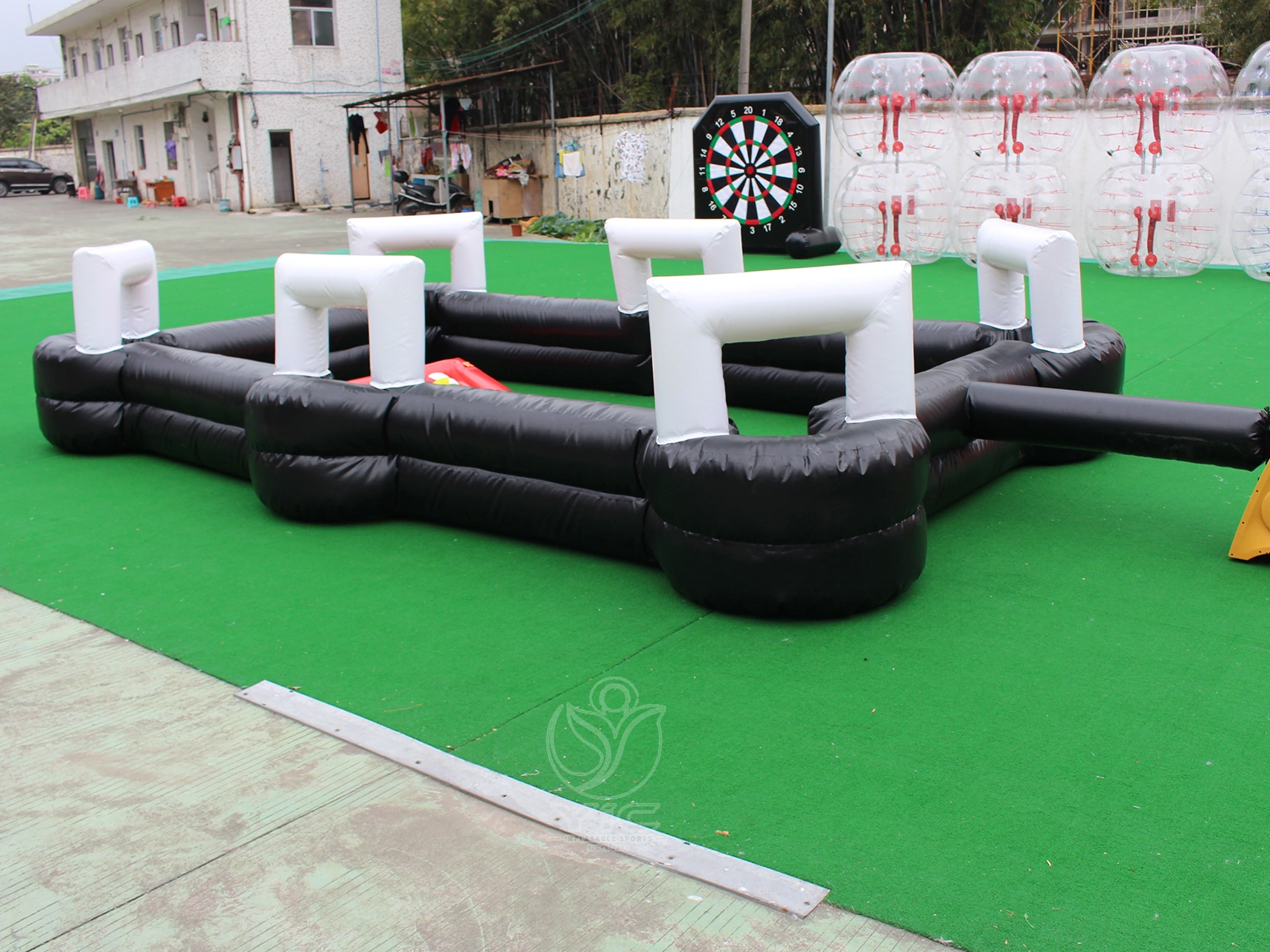Inflatable human billiards game product photo 2