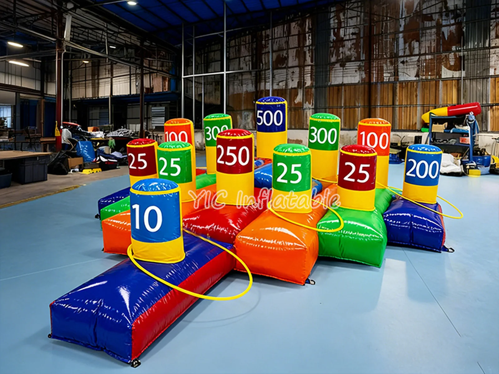 Inflatable ring toss, a commercial commercial inflatable ring toss target game by YIC Inflatable Sports