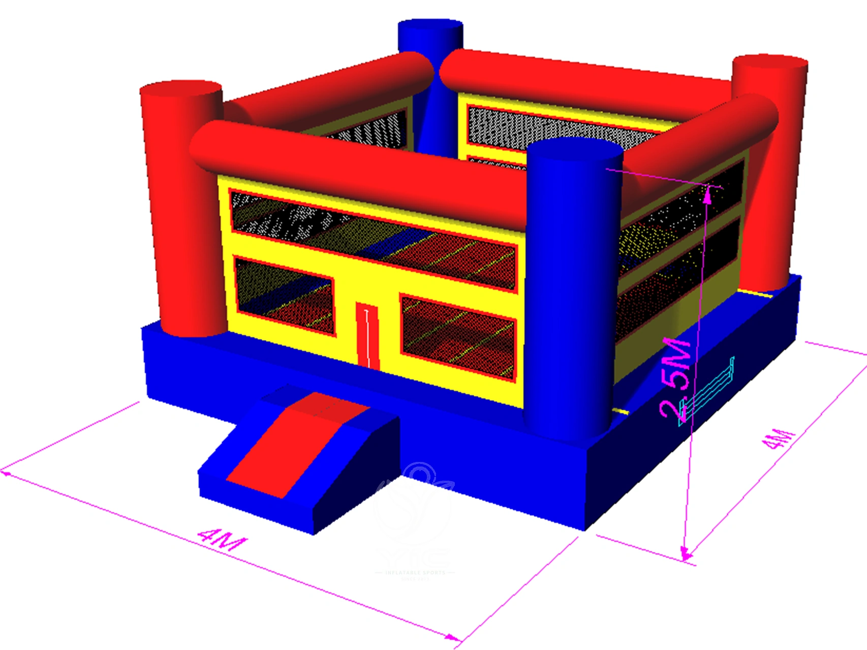 Inflatable boxing ring product photo 5