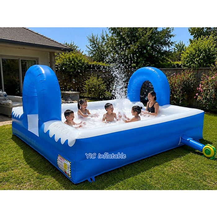 Inflatable foam party pit, a commercial interactive inflatable game by YIC Inflatable Sports Inflatable foam party pit, a commercial interactive inflatable game by YIC Inflatable Sports