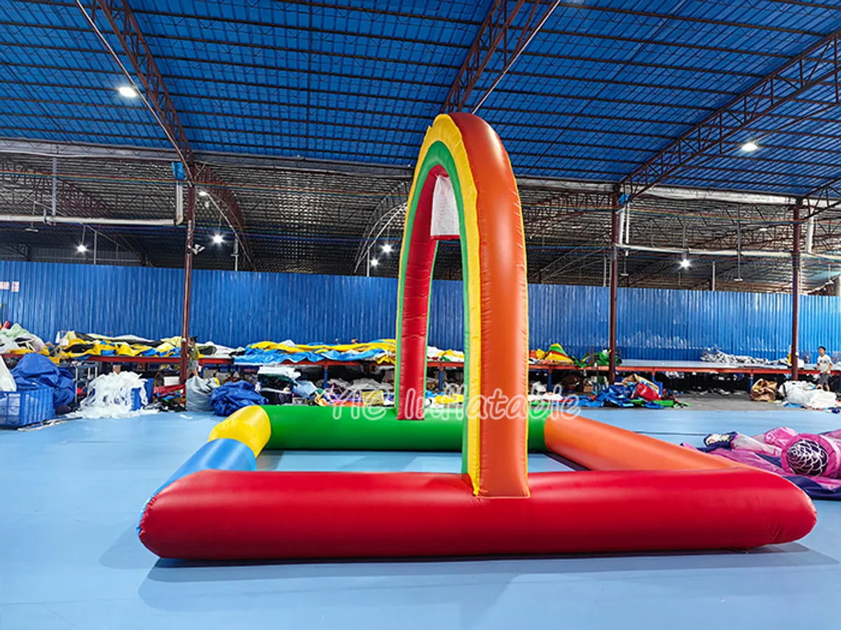 Inflatable Rainbow Arch bubble foam pit product photo 3