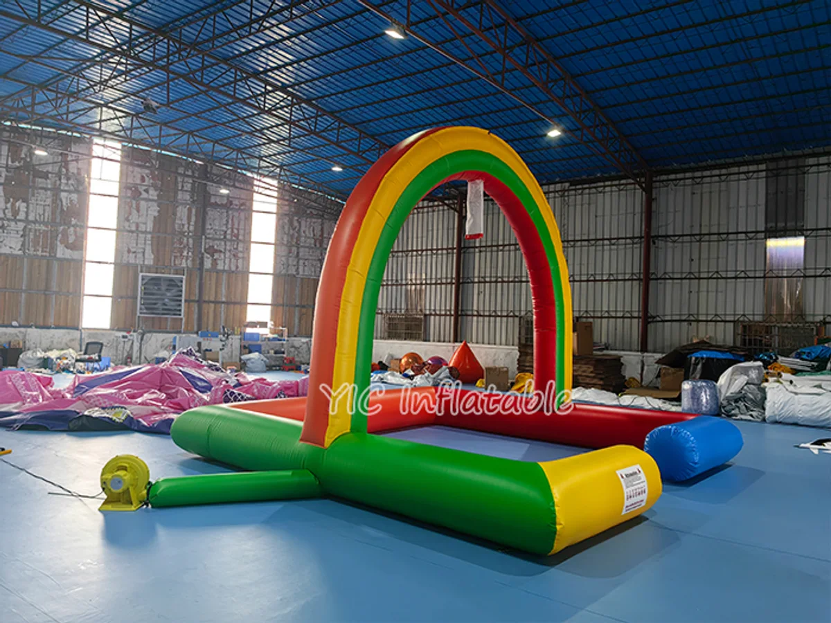 Inflatable Rainbow Arch bubble foam pit product photo 4