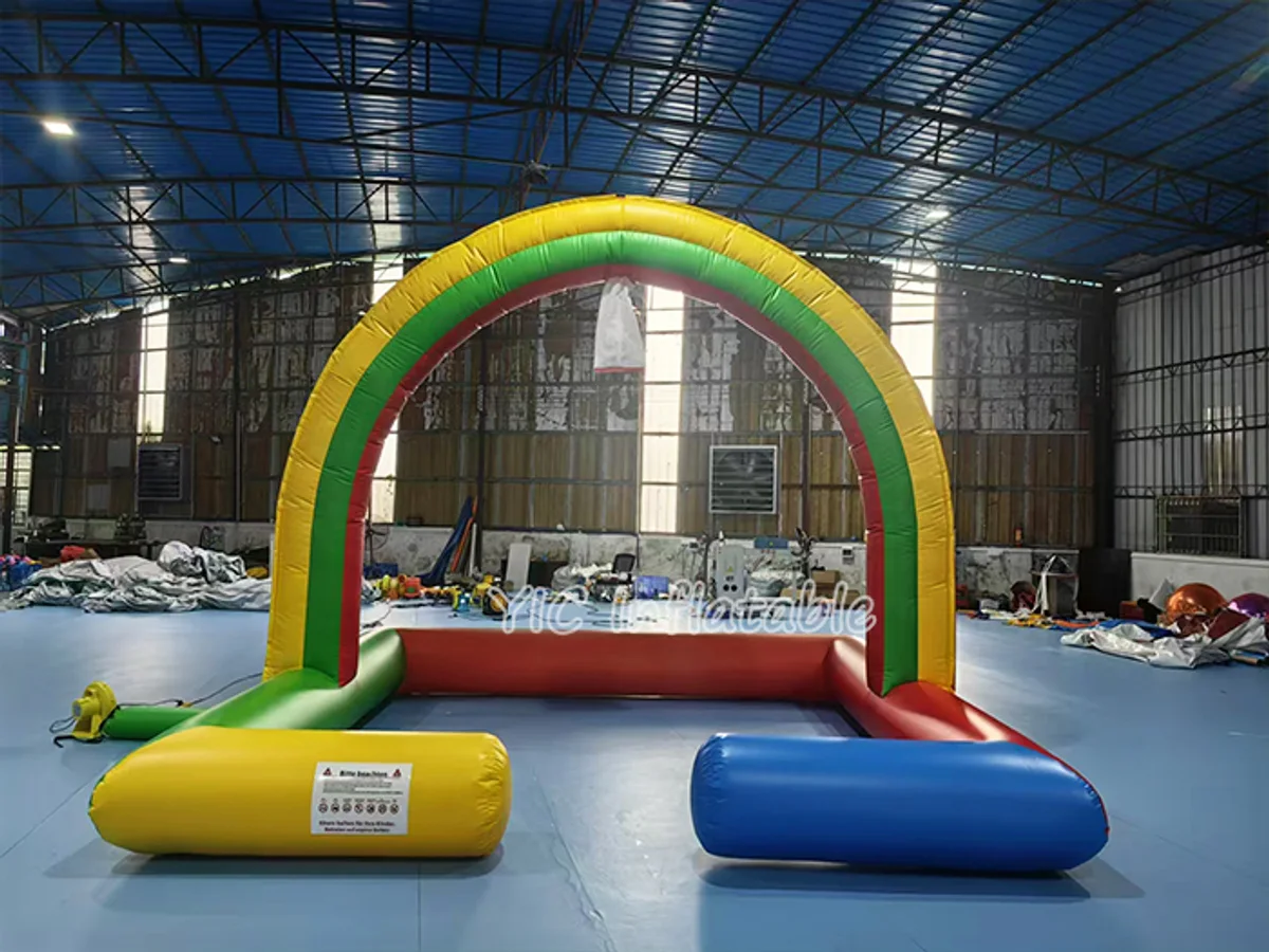 Inflatable Rainbow Arch bubble foam pit product photo 5