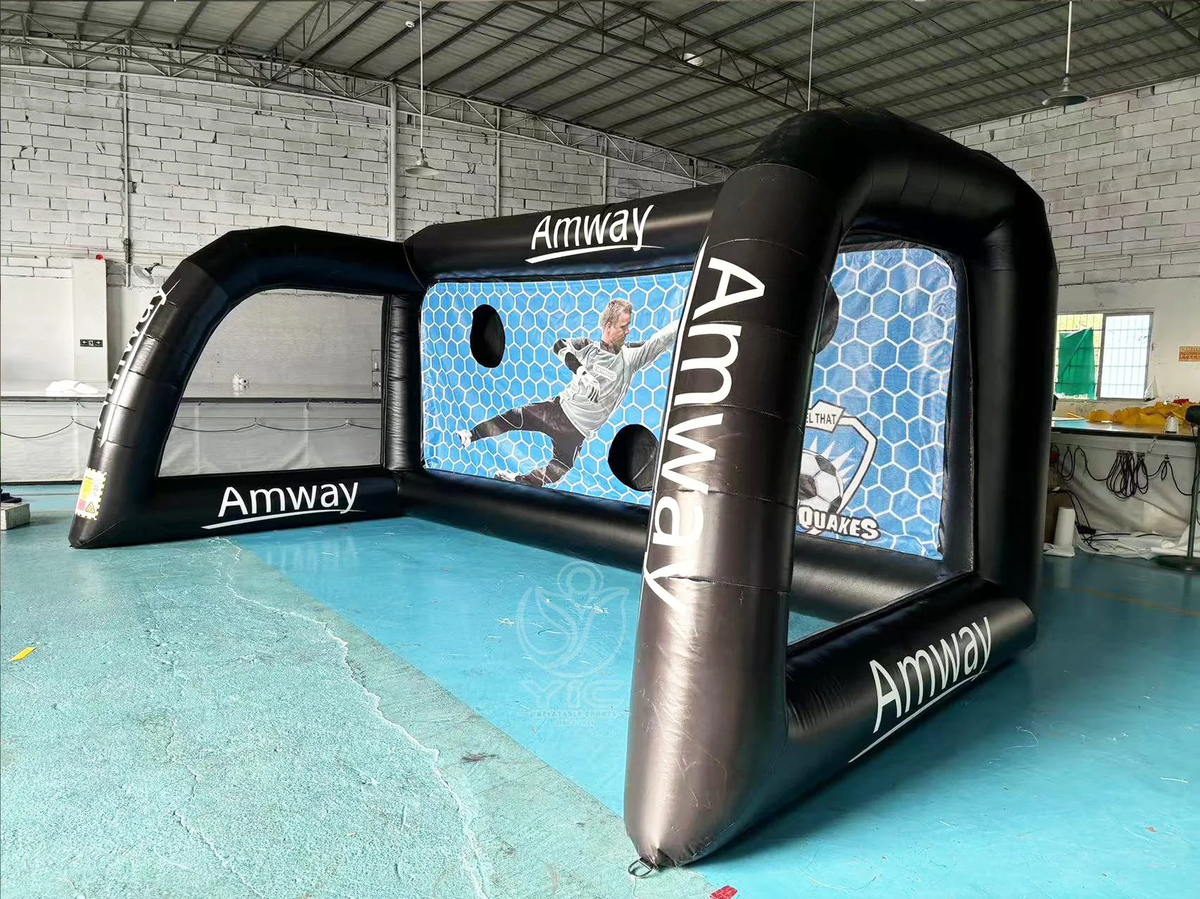 Inflatable soccer kick game product photo 2