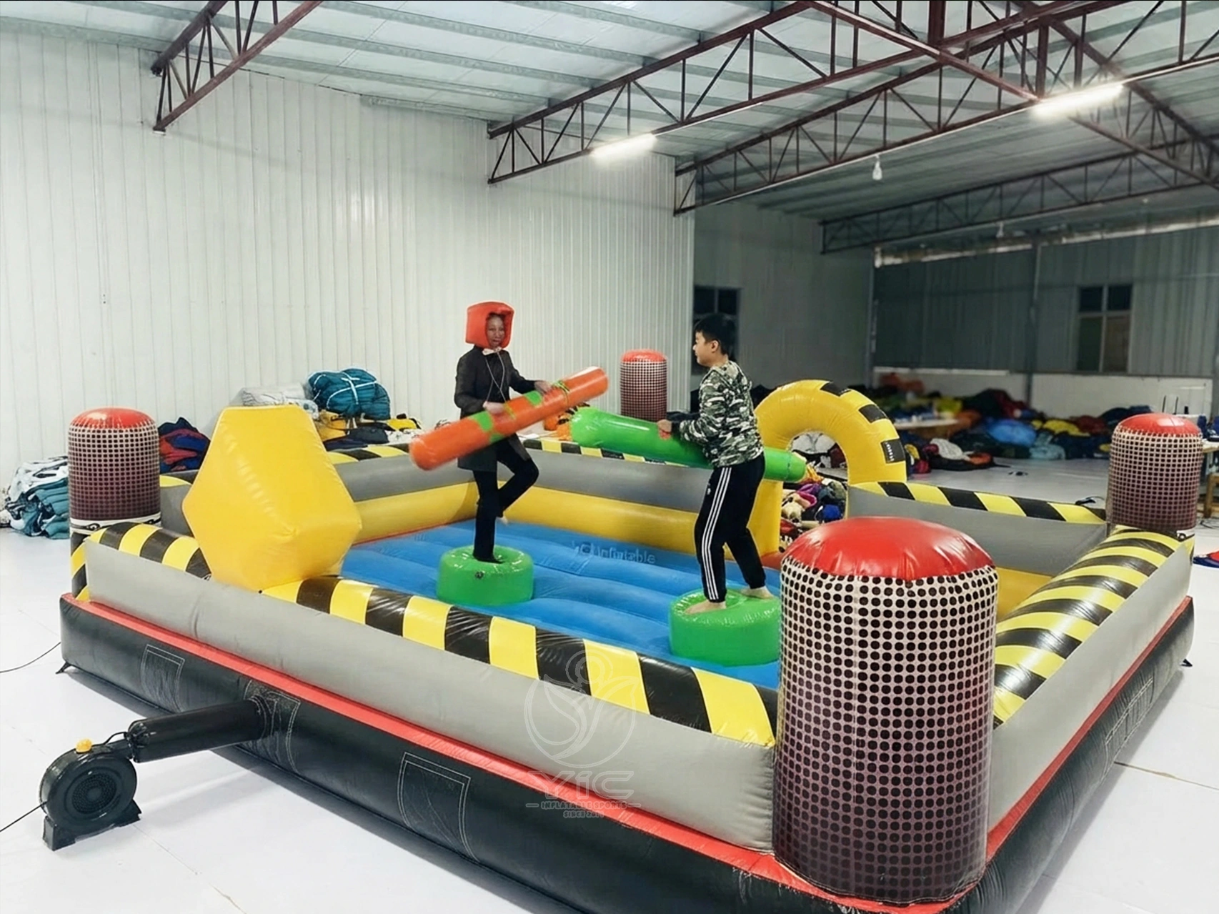 Inflatable gladiator jousting