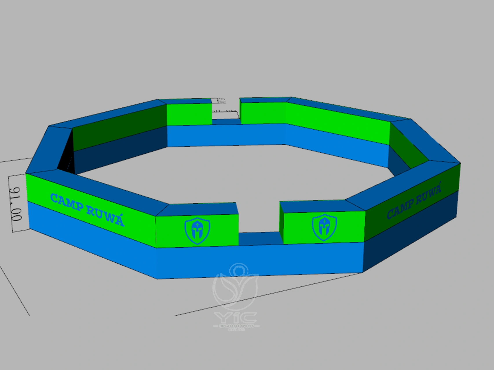 Commercial inflatable gaga ball pit product photo 5